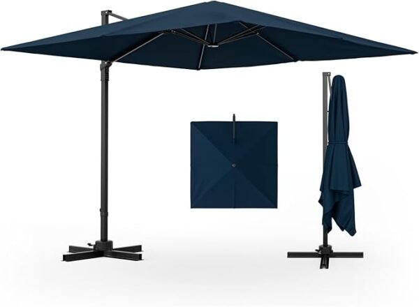 Parasol de terrasse déporté carré d'extérieur – Image 2