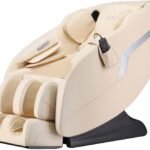  Fauteuil de Massage ‘Kelso’ – Beige – Fonction Zero Gravity