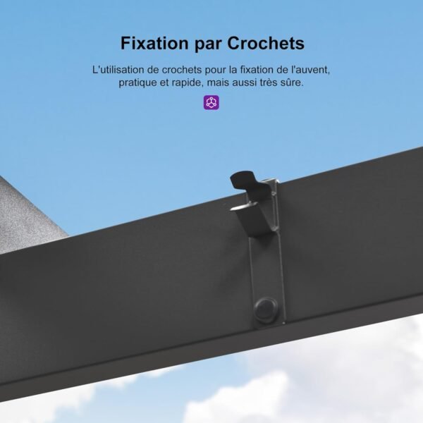 Pergola Aluminium 5,5 x 3,5 m – Image 2