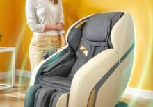  Fauteuil de Massage I Bleu grisâtre