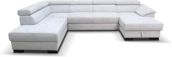 Canapé avec Fonction Couchage et tiroir de lit en Forme de U – Image 3