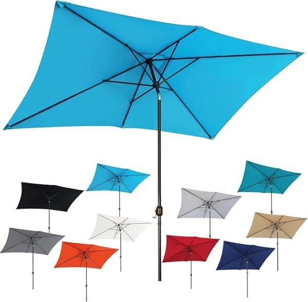 Parasol de table avec inclinaison et manivelle – Image 5