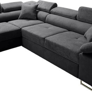 Canapé d'angle Saturn Premium avec Fonction Couchage