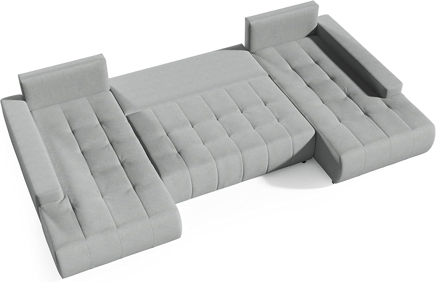 Canapé d'angle panoramique en U Convertible – Image 4