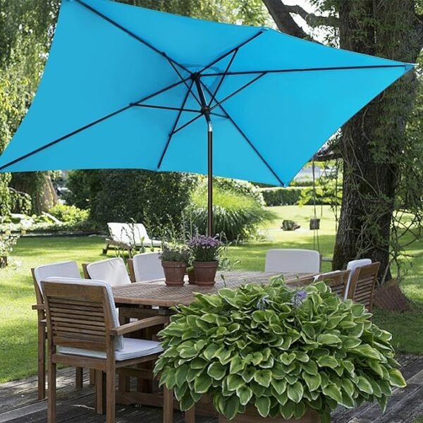 Parasol de table avec inclinaison et manivelle – Image 7