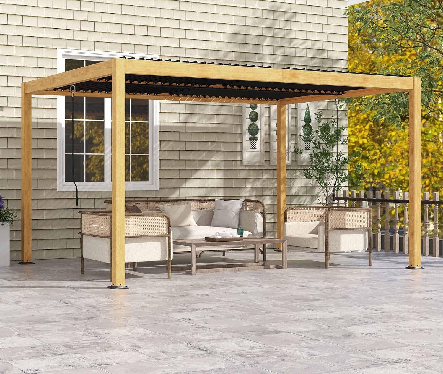 Pergola bioclimatique
