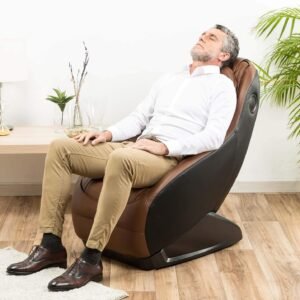  Fauteuil de Massage et de Relaxation I Brun